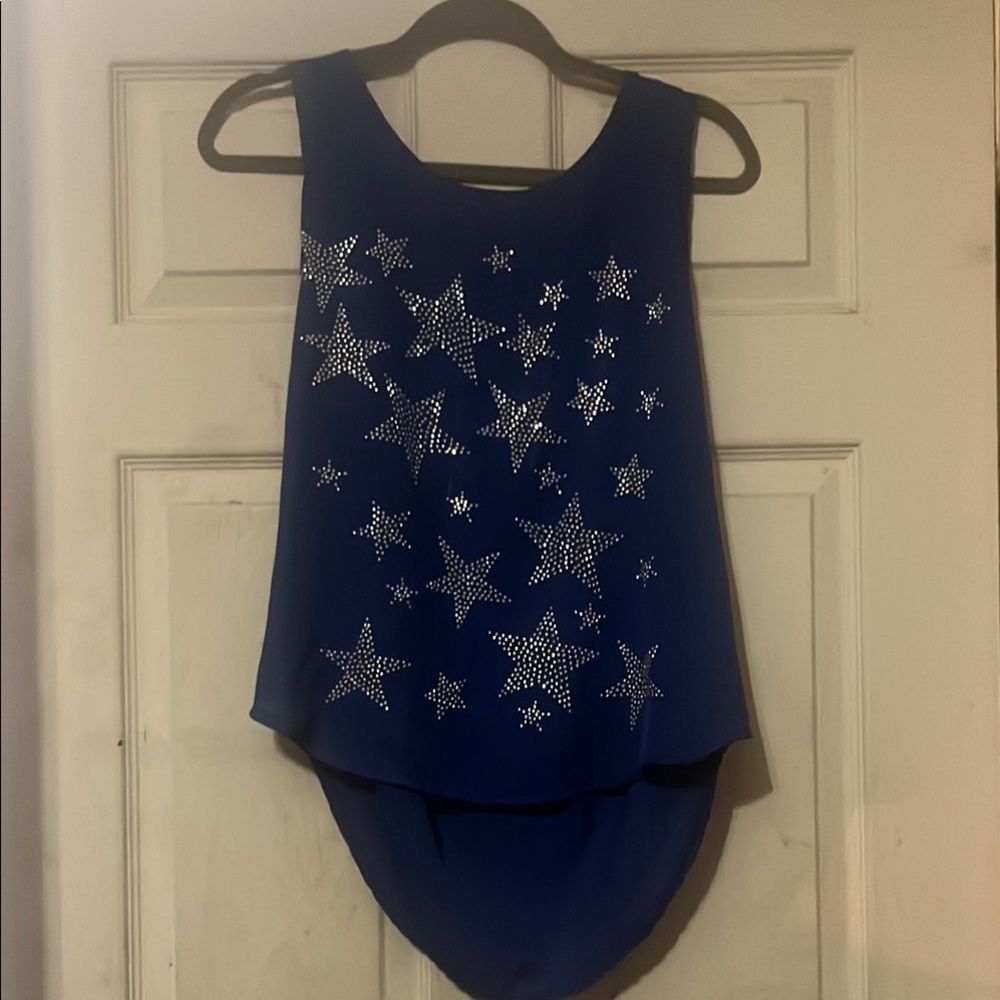 Blue Starry Women's Top